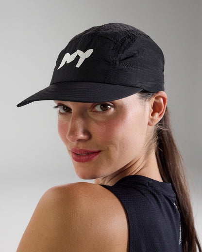 Nylon &quot;Graffiti NY&quot; Run Hat - Black