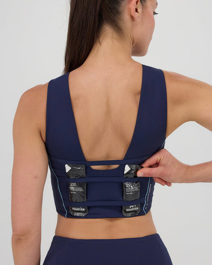 Stamina™ Merrow Race Crop - NY Navy /Vintage Blue