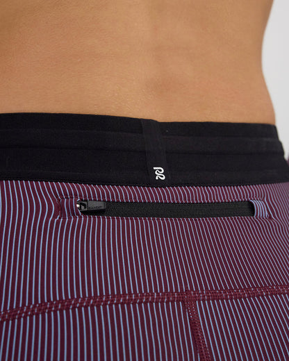 Striped Cadence™ 5&quot; Compression - Fig /Vintage Blue