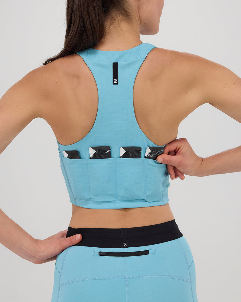 Gridlock™ Race Crop - Vintage Blue