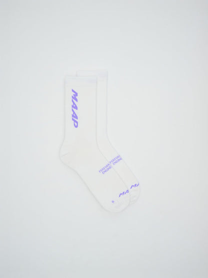 Emerge Sock - White/Fluro