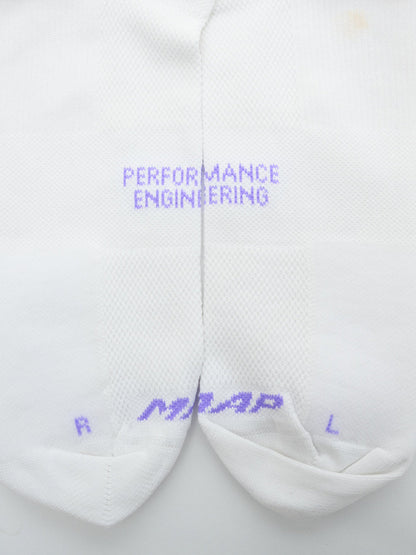 Emerge Sock - White/Fluro