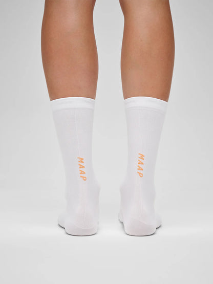 TEAM SOCK - LONG - WHIT/OR