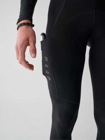 Team Bib Evo Cargo Thermal Tights - Black