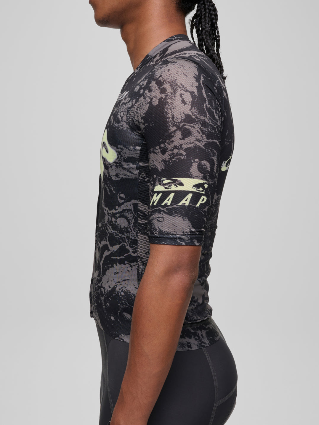 MAAP X P.A.M. PRO AIR JERSEY 3.0 - Black/Glow Lime