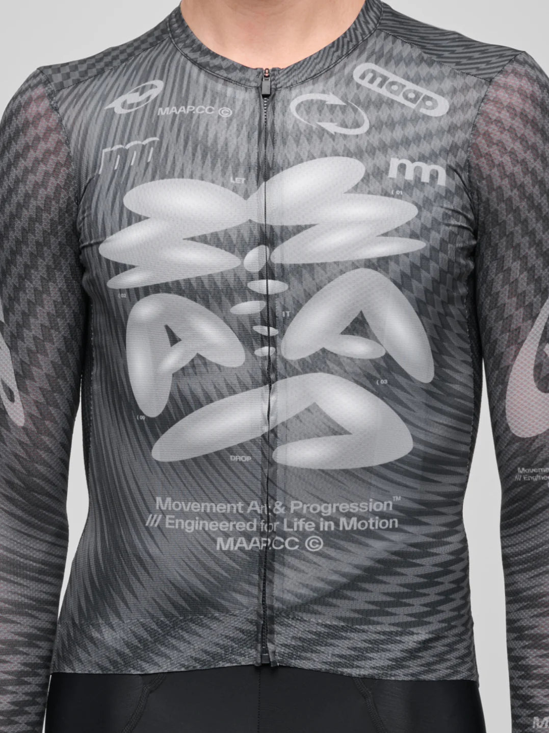 SPECTRUM PRO AIR LS JERSEY 3.0 - Carbon Black