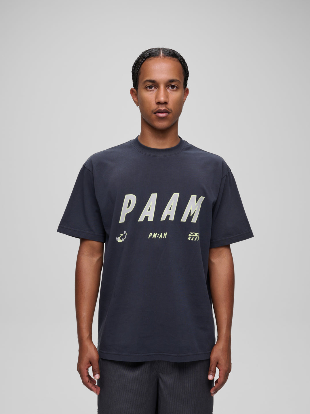 MAAP X P.A.M. TEE -  Black/Glow Lime