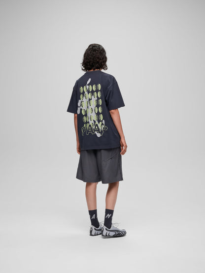 MAAP X P.A.M. TEE -  Black/Glow Lime