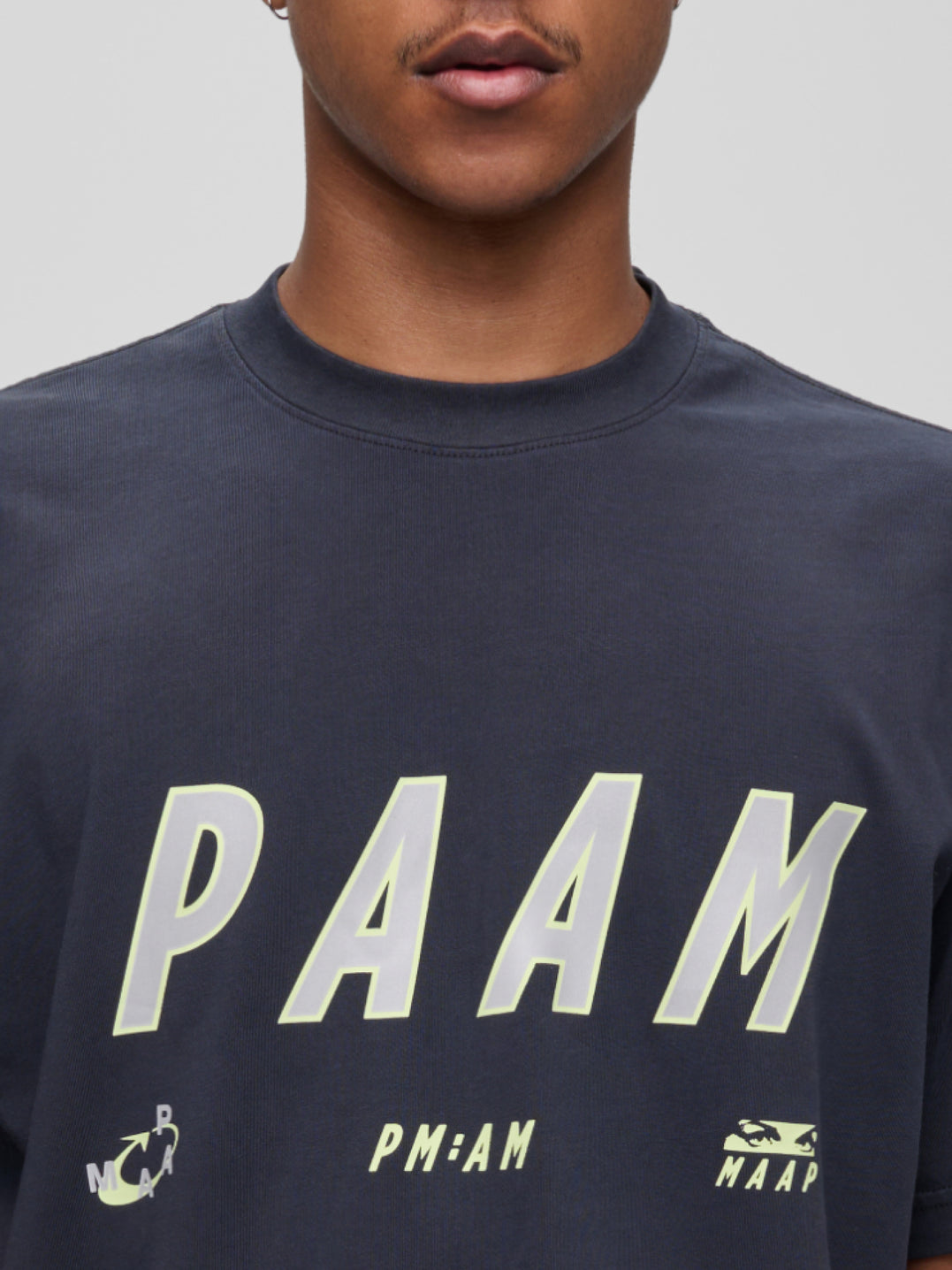 MAAP X P.A.M. TEE -  Black/Glow Lime