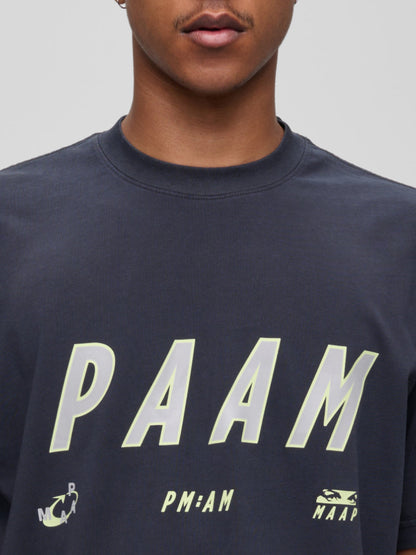MAAP X P.A.M. TEE -  Black/Glow Lime