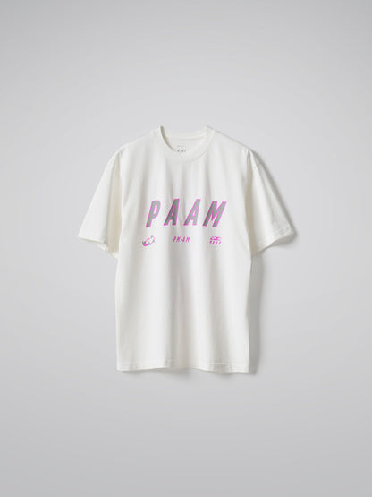 MAAP X P.A.M. TEE - White/Violet Cosmos