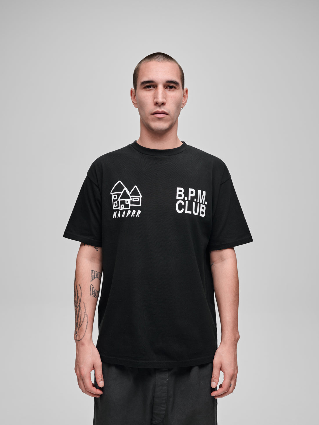 PUBLIC POSSESSION X MAAP SS TEE - Black
