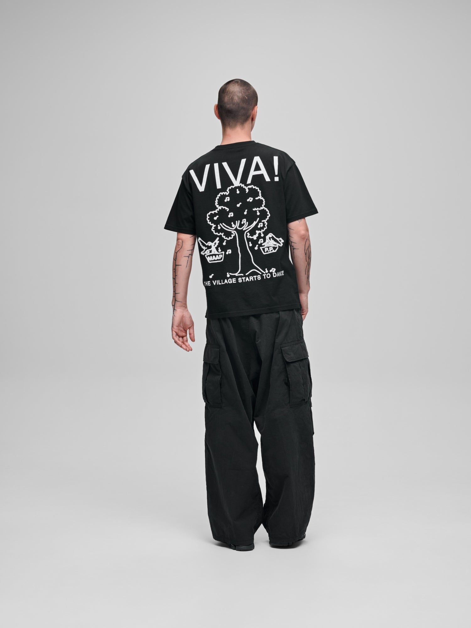 PUBLIC POSSESSION X MAAP SS TEE - Black