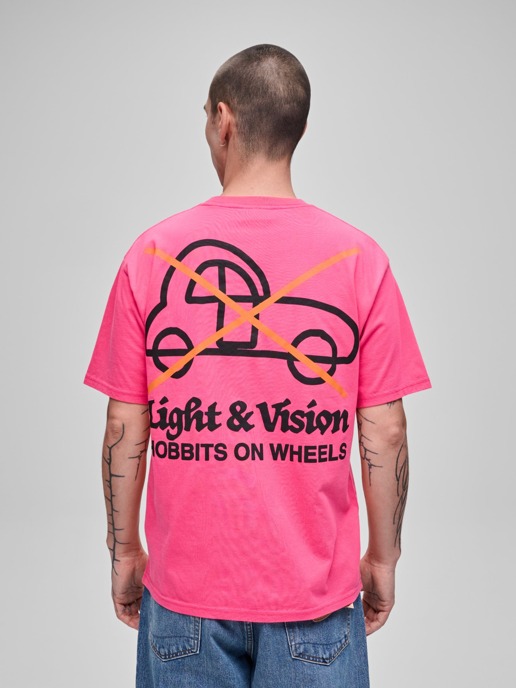 PUBLIC POSSESSION X MAAP SS TEE - Pink