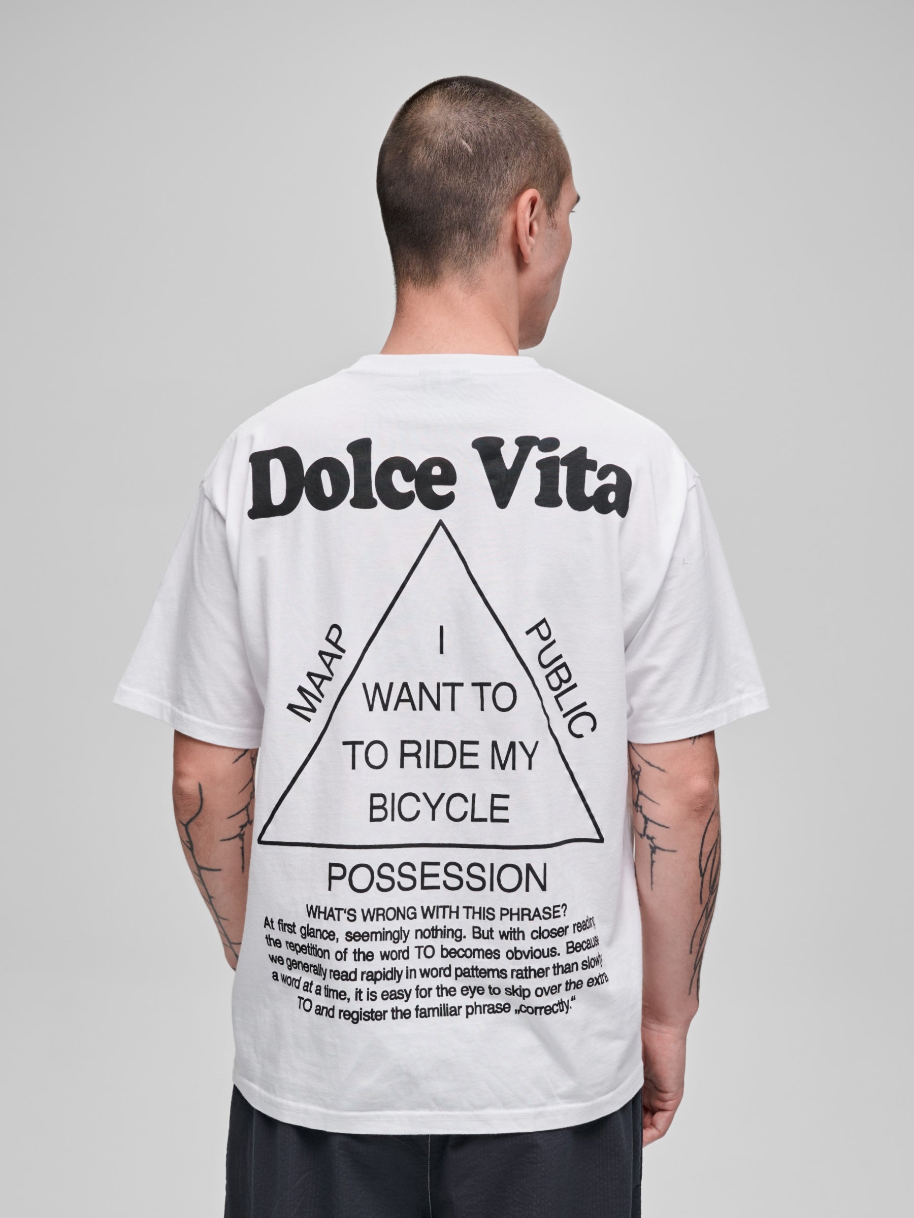 PUBLIC POSSESSION X MAAP SS TEE - White