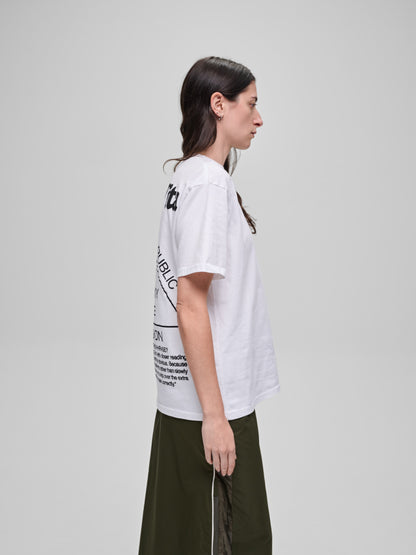 PUBLIC POSSESSION X MAAP SS TEE - White