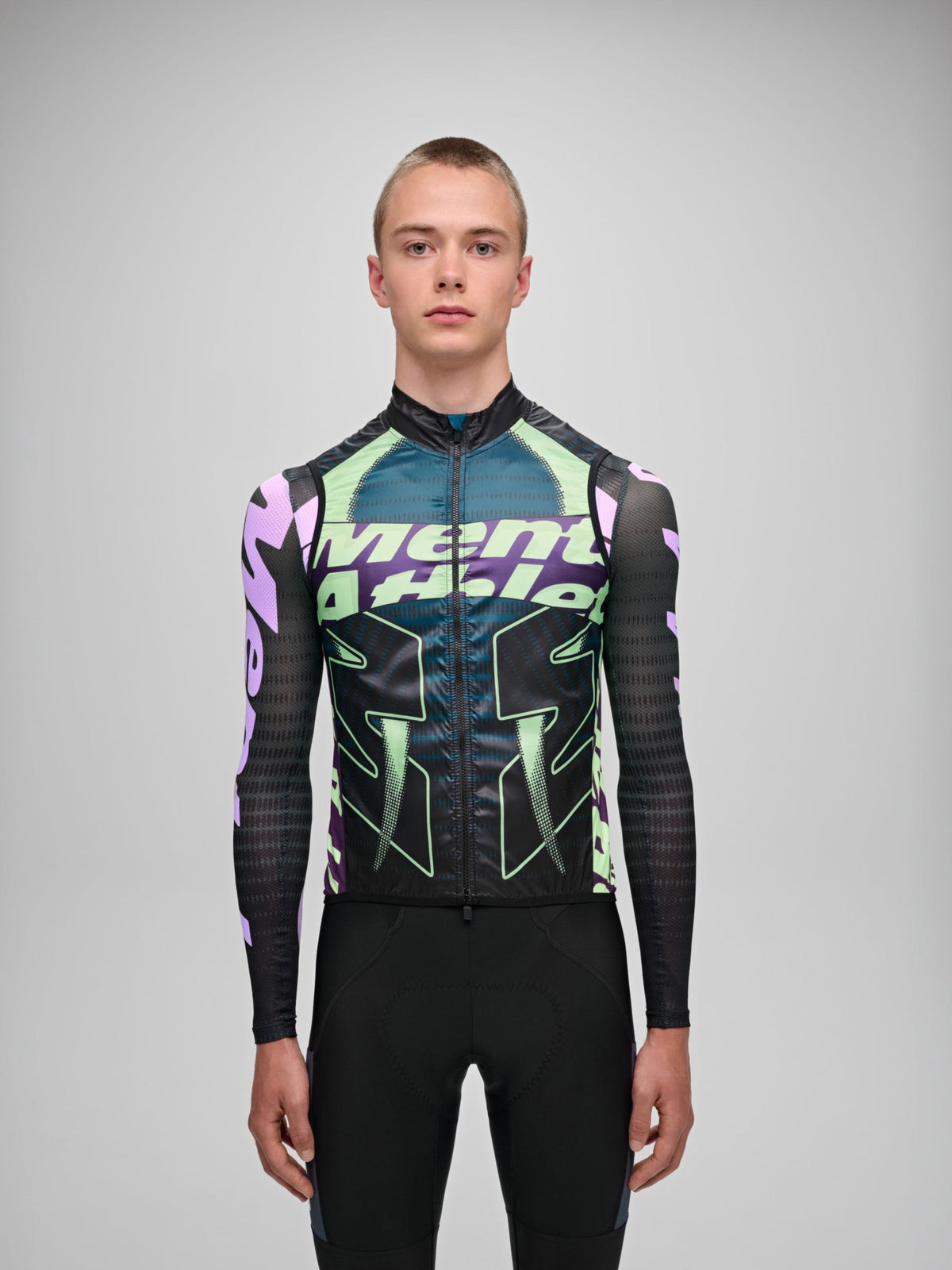 MAAP x Mental Athletic Lightweight Vest in Black/Acid - image 1