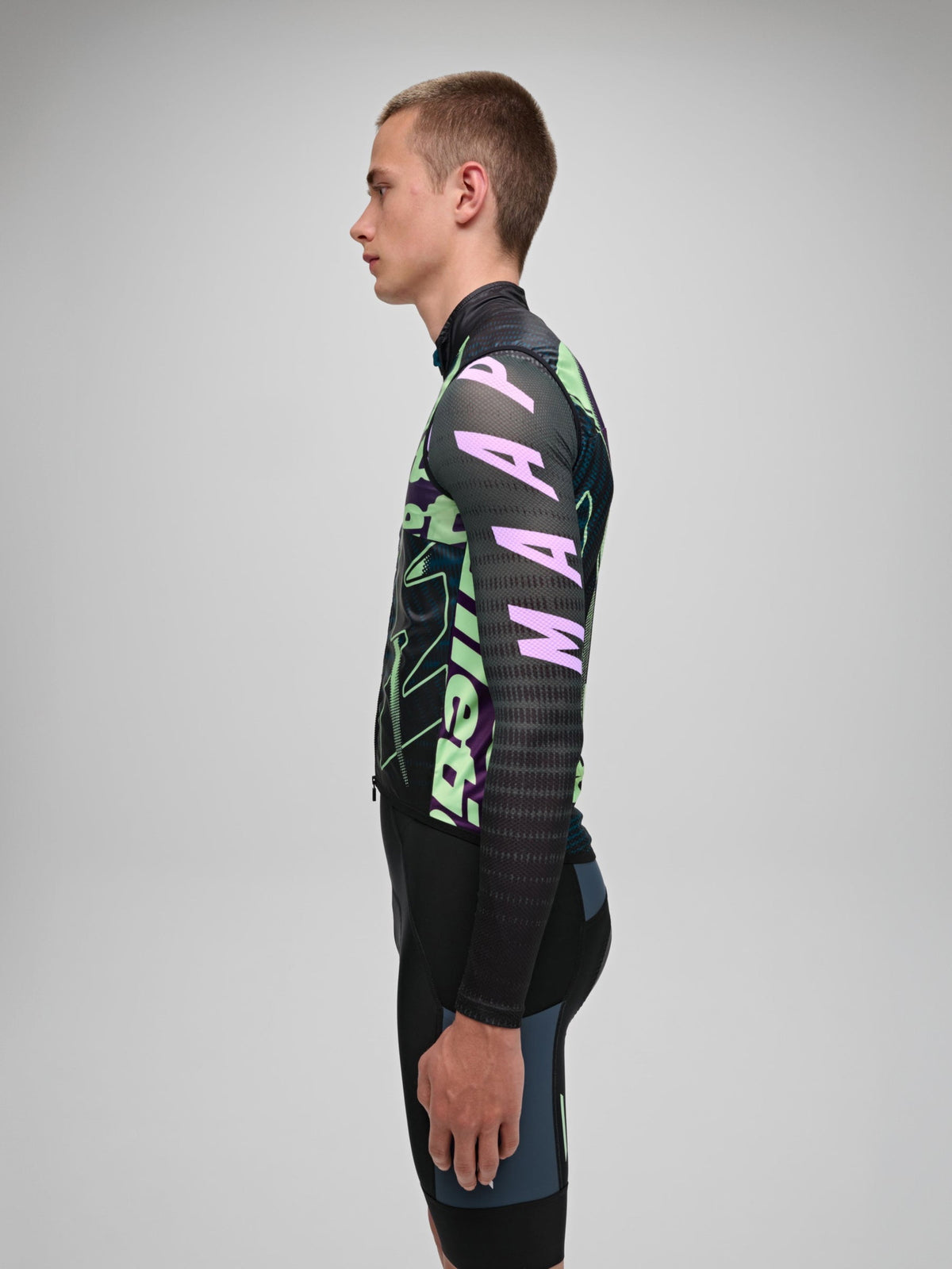 MAAP x Mental Athletic Lightweight Vest in Black/Acid - image 3