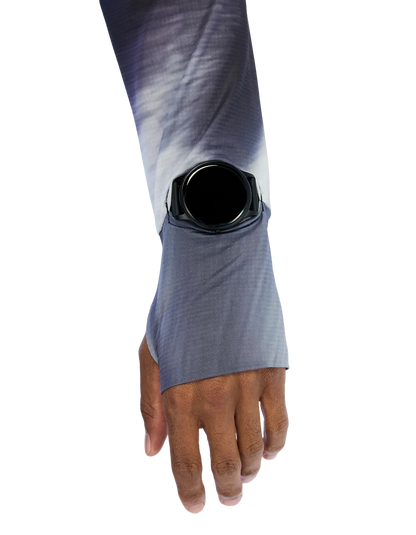 AuraGrid™ Mockneck Long Sleeve - Haze Multi