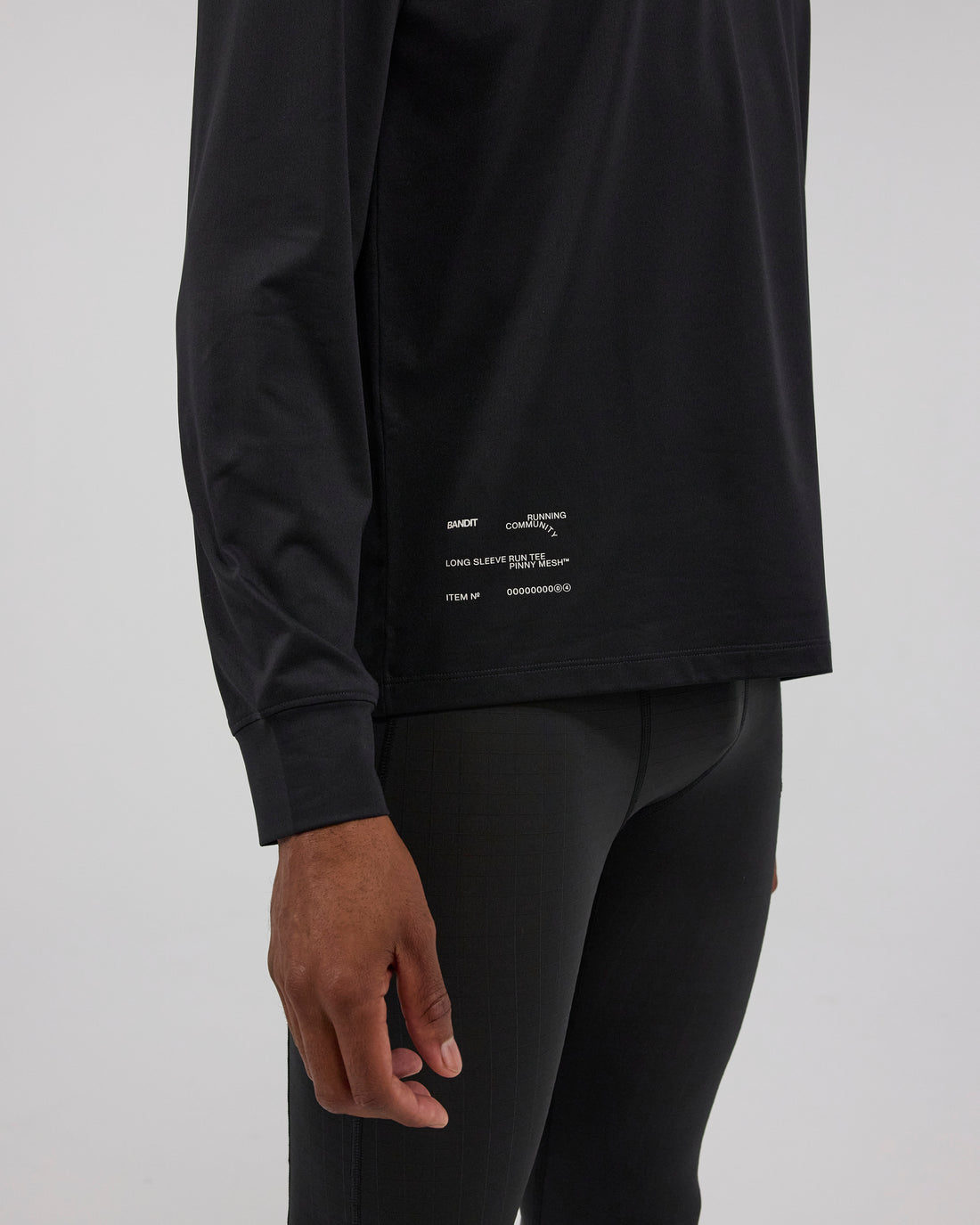 NanoMesh™ Abstract Floral Long Sleeve - Black