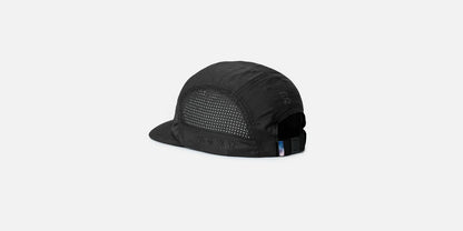 Nylon HumoFit™ Run Hat with Sunglasses Holder - Black - OS