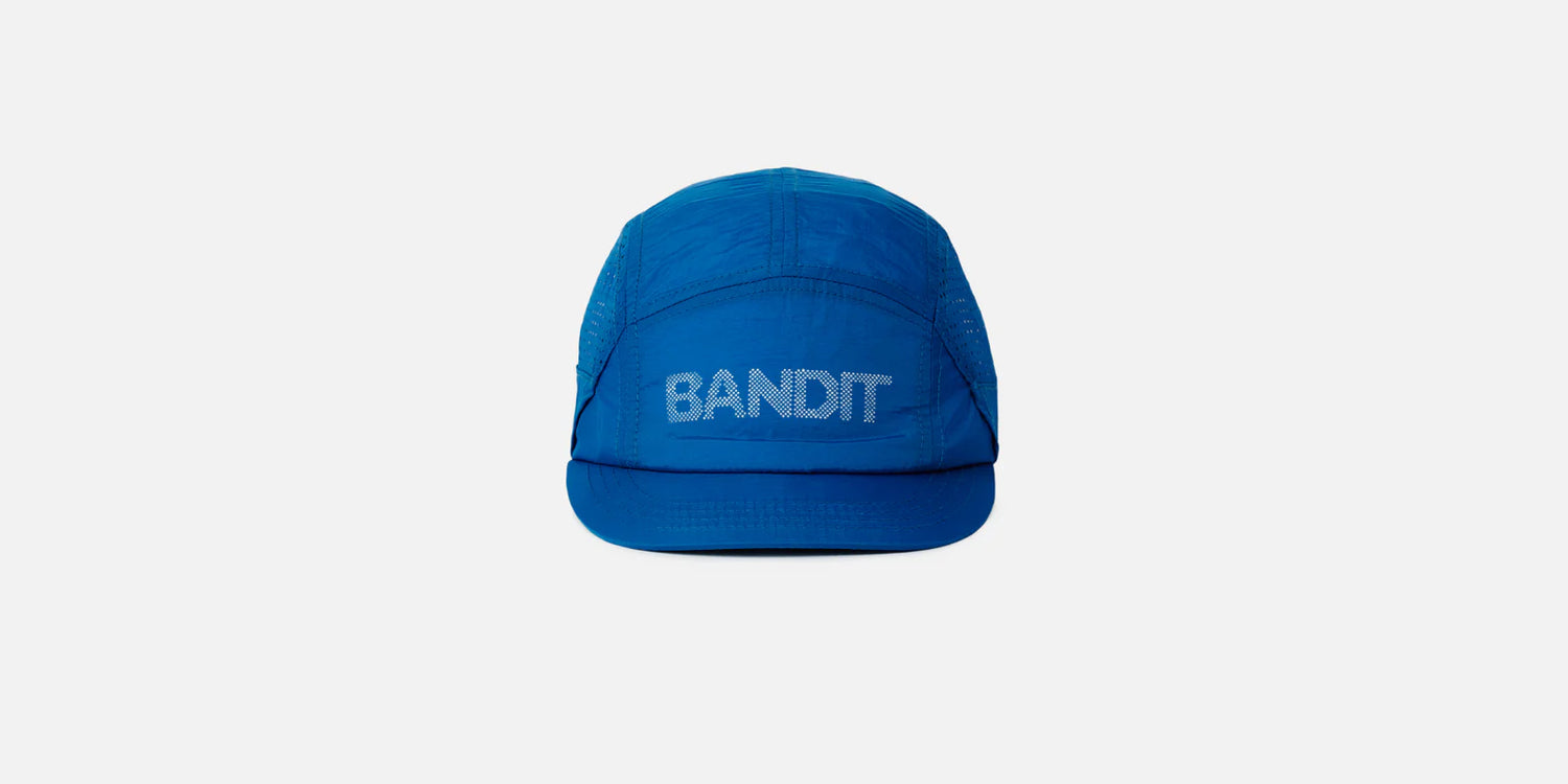 Nylon HumoFit™ Run Hat with Sunglasses Holder - Ink Blue - OS