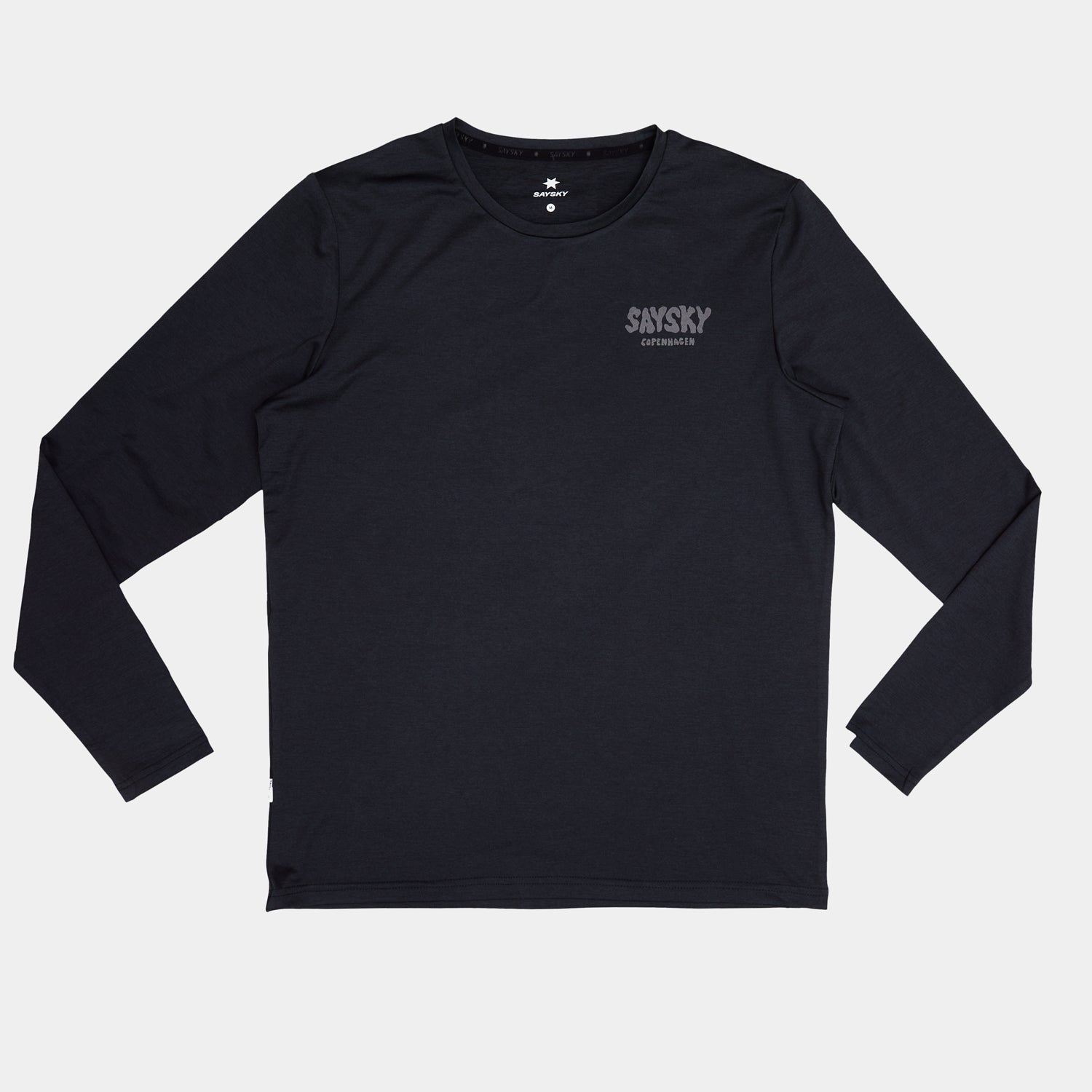 Reflective Logo Pace Long Sleeve - Black