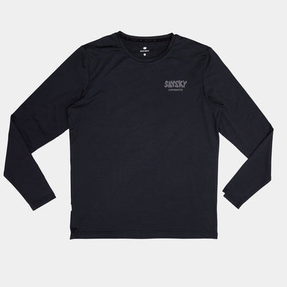 Reflective Logo Pace Long Sleeve - Black
