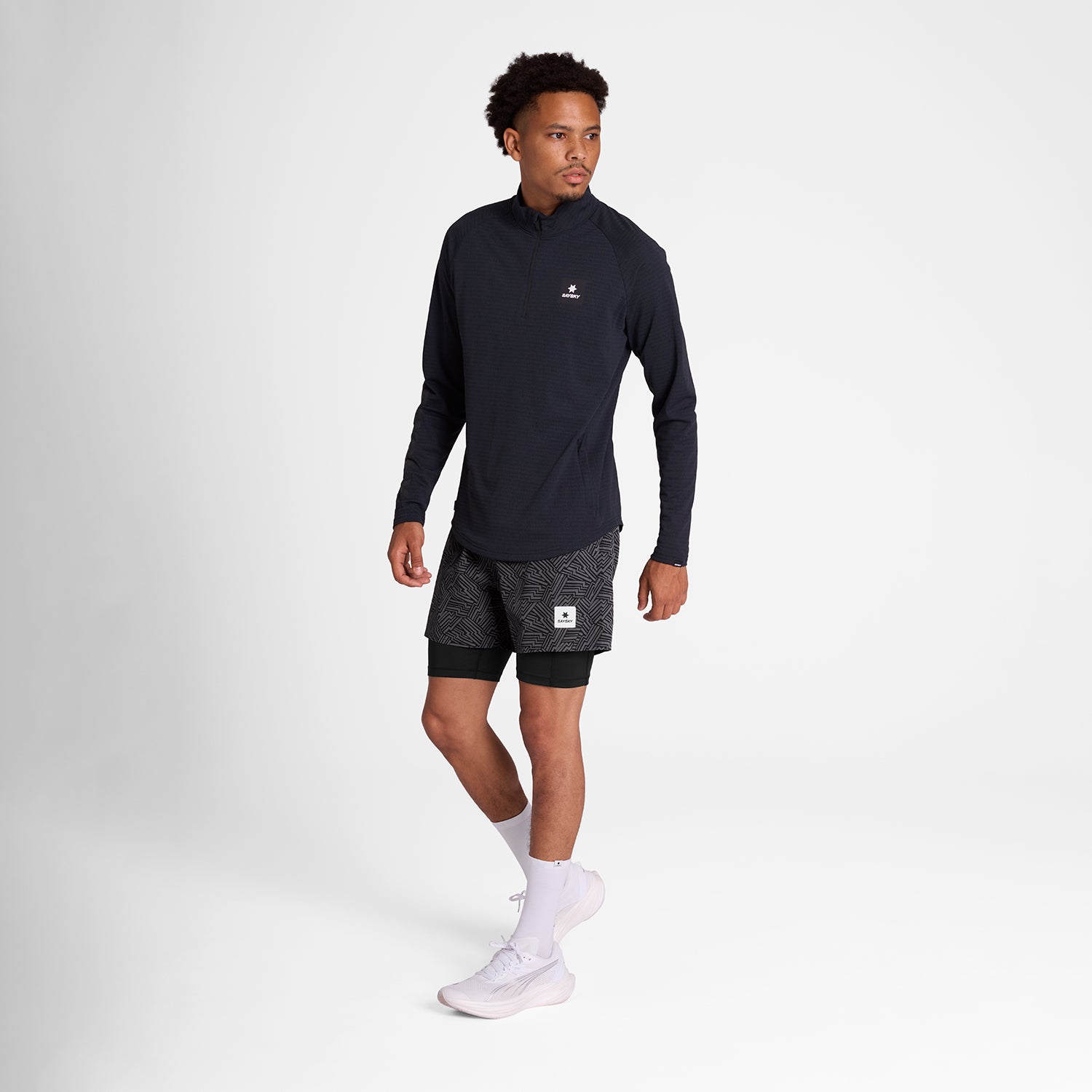Reflective Pace 2 in 1 Shorts 5&