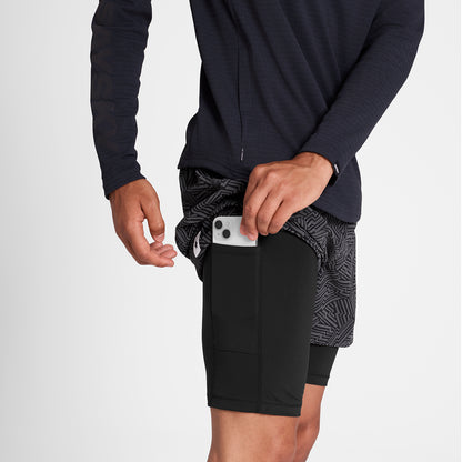 Reflective Pace 2 in 1 Shorts 5&