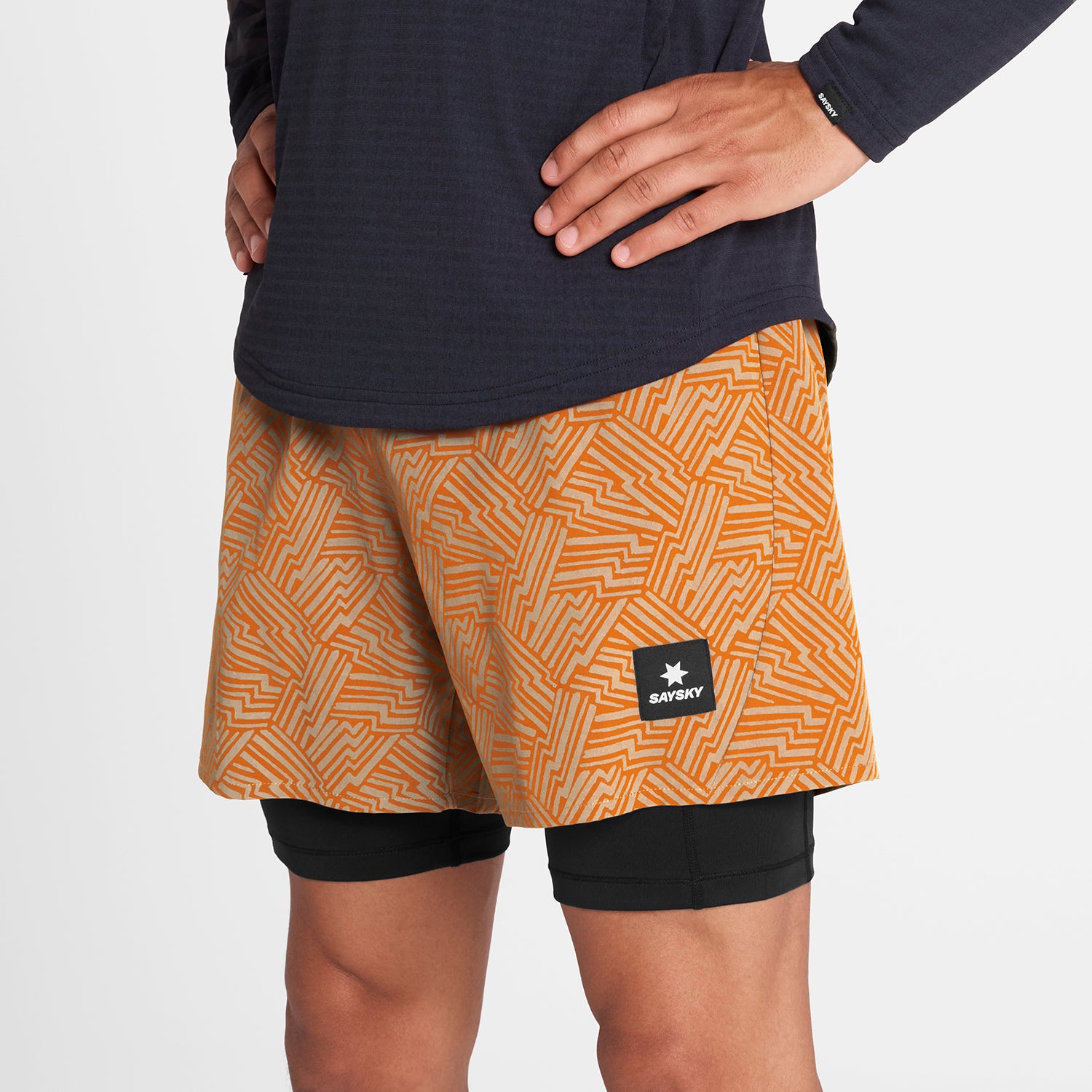 Reflective Pace 2 in 1 Shorts 5&