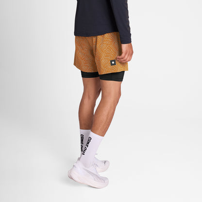 Reflective Pace 2 in 1 Shorts 5&