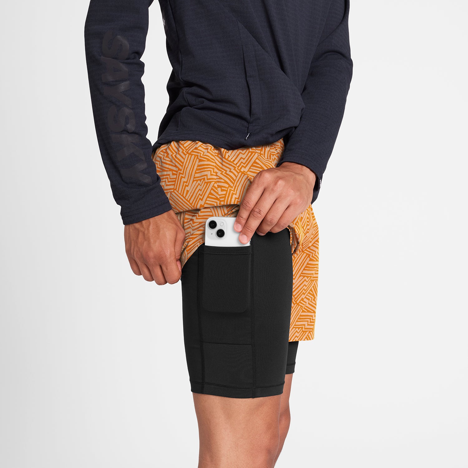 Reflective Pace 2 in 1 Shorts 5&