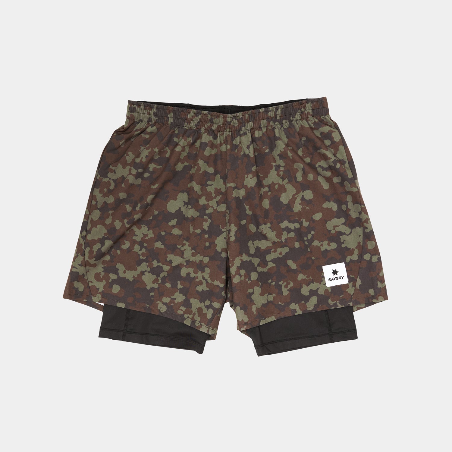 Camo Pace 2 in 1 Shorts 5&