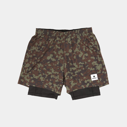 Camo Pace 2 in 1 Shorts 5&