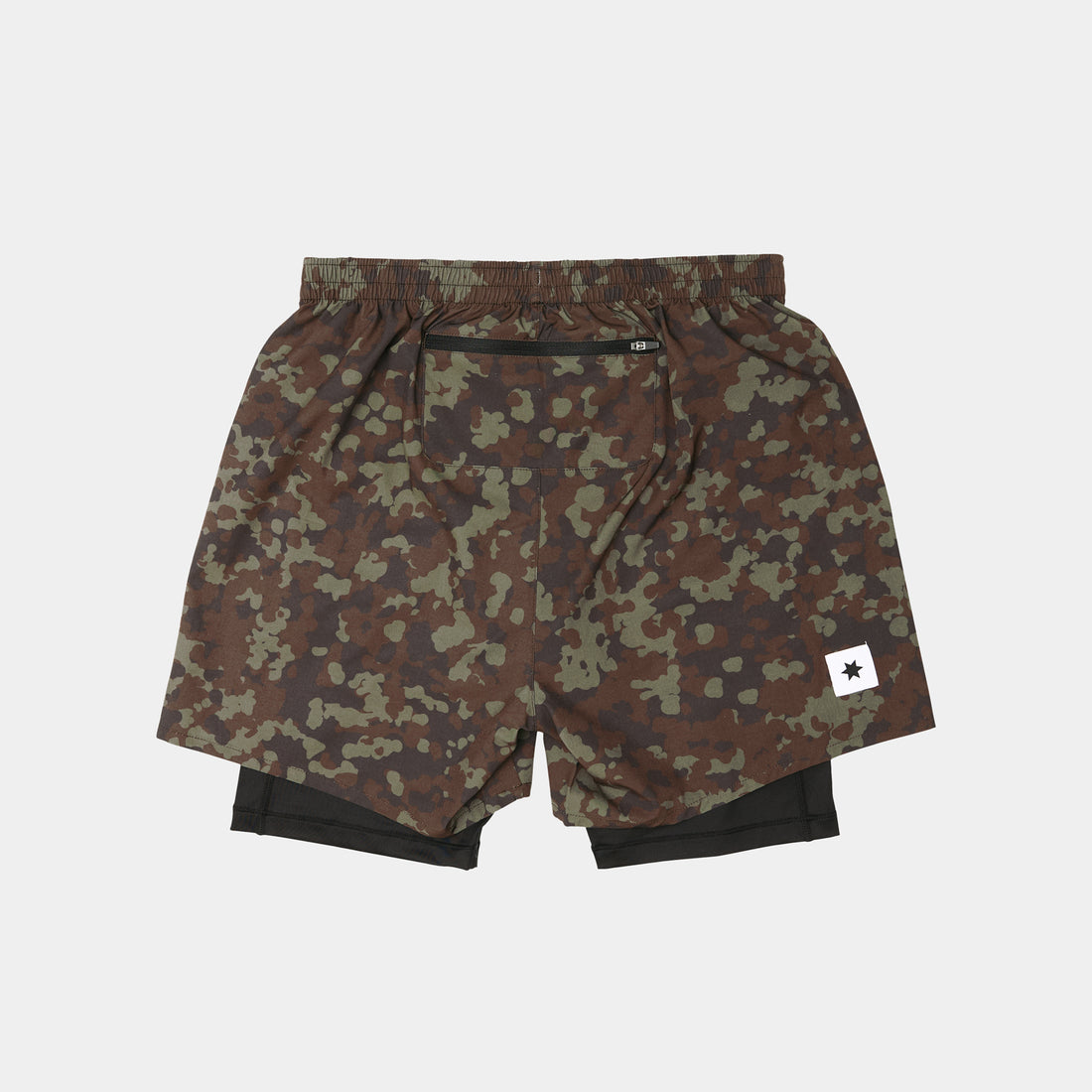 Camo Pace 2 in 1 Shorts 5&