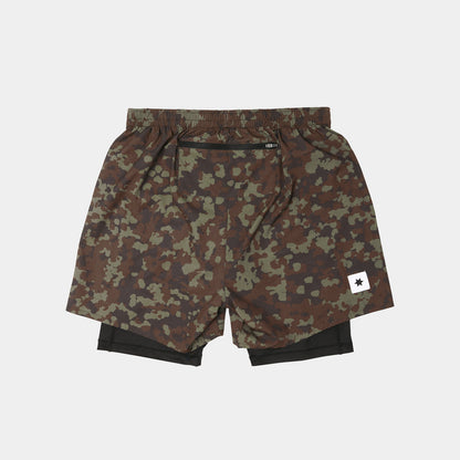Camo Pace 2 in 1 Shorts 5&