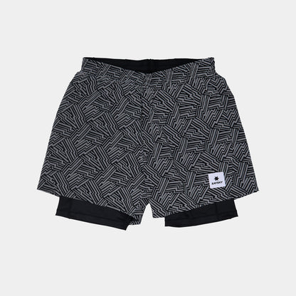 Reflective Pace 2 in 1 Shorts 5&