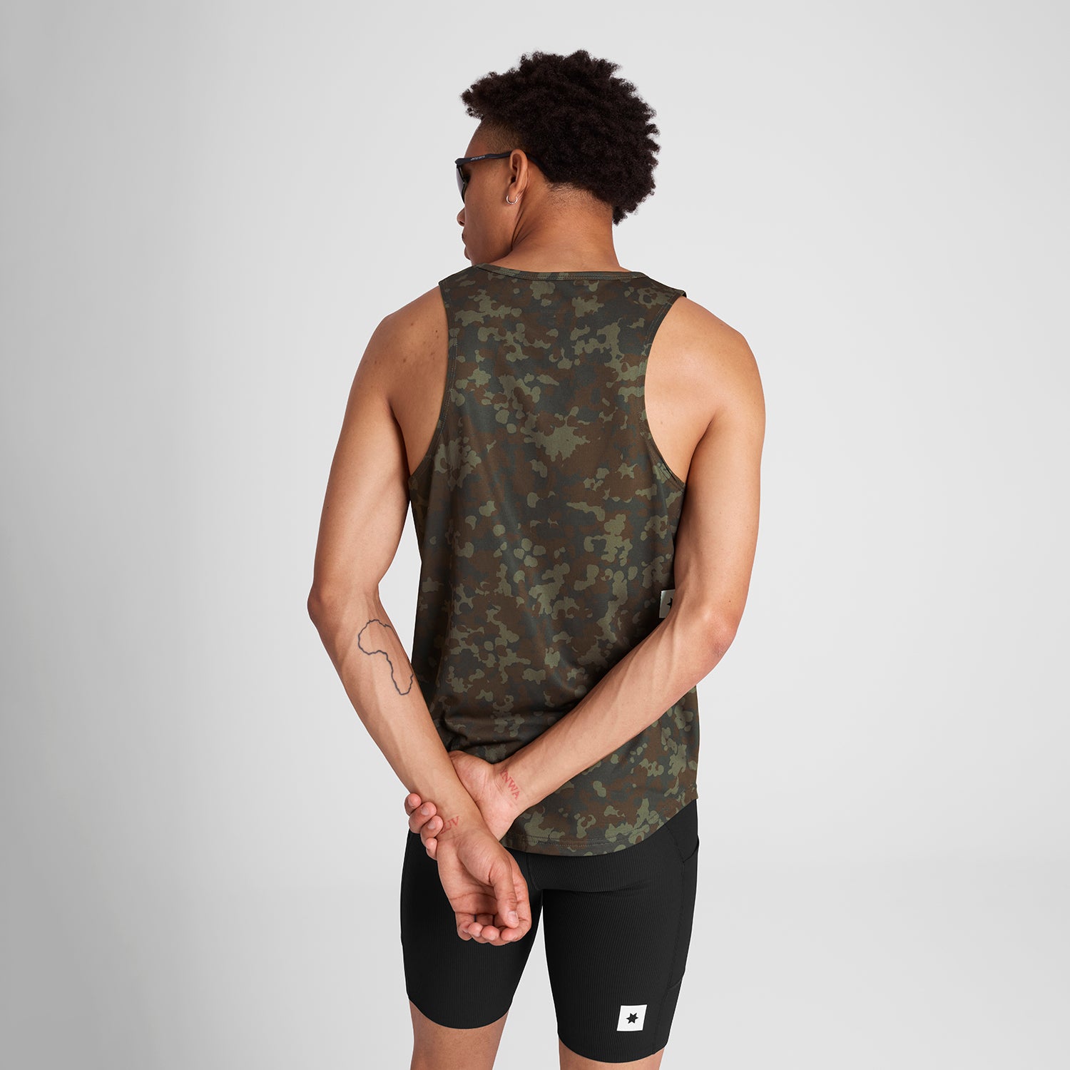 Camo Combat Singlet - Brown