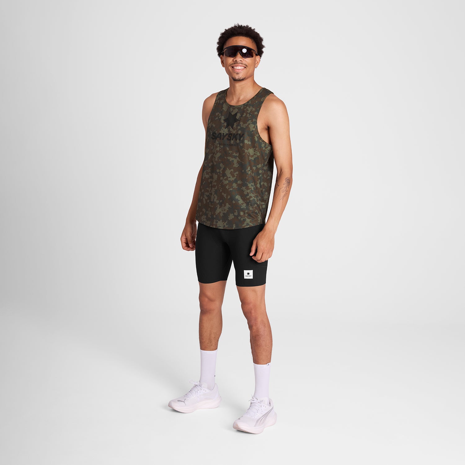 Camo Combat Singlet - Brown