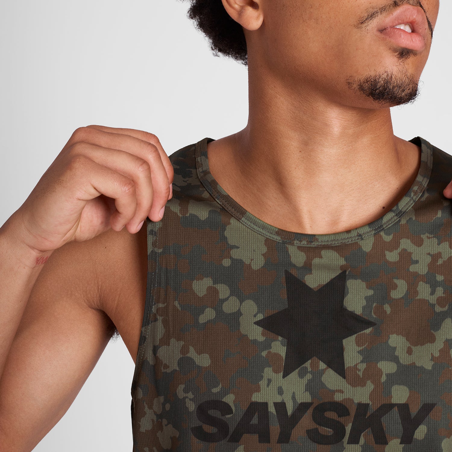 Camo Combat Singlet - Brown