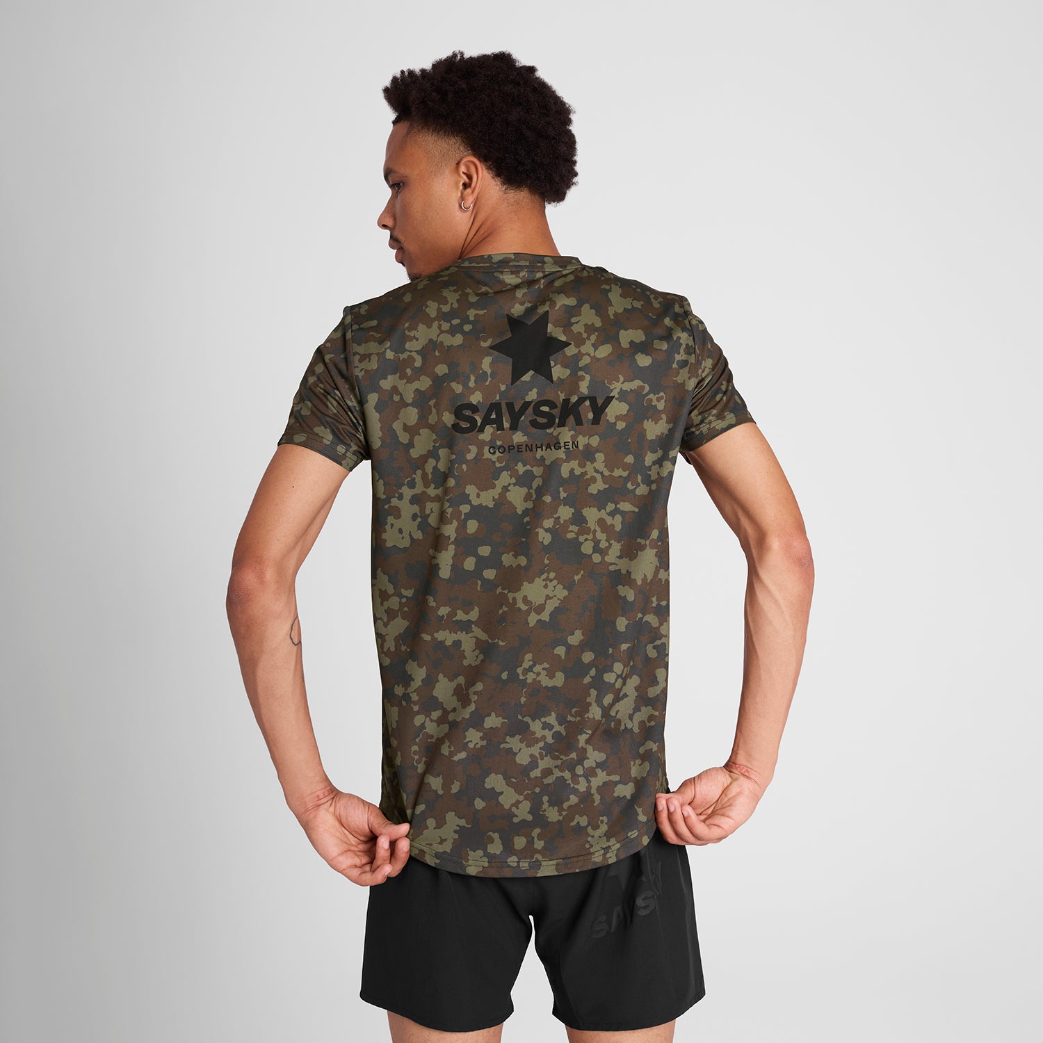 Camo Combat T-Shirt - Brown