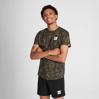 Camo Combat T-Shirt - Brown