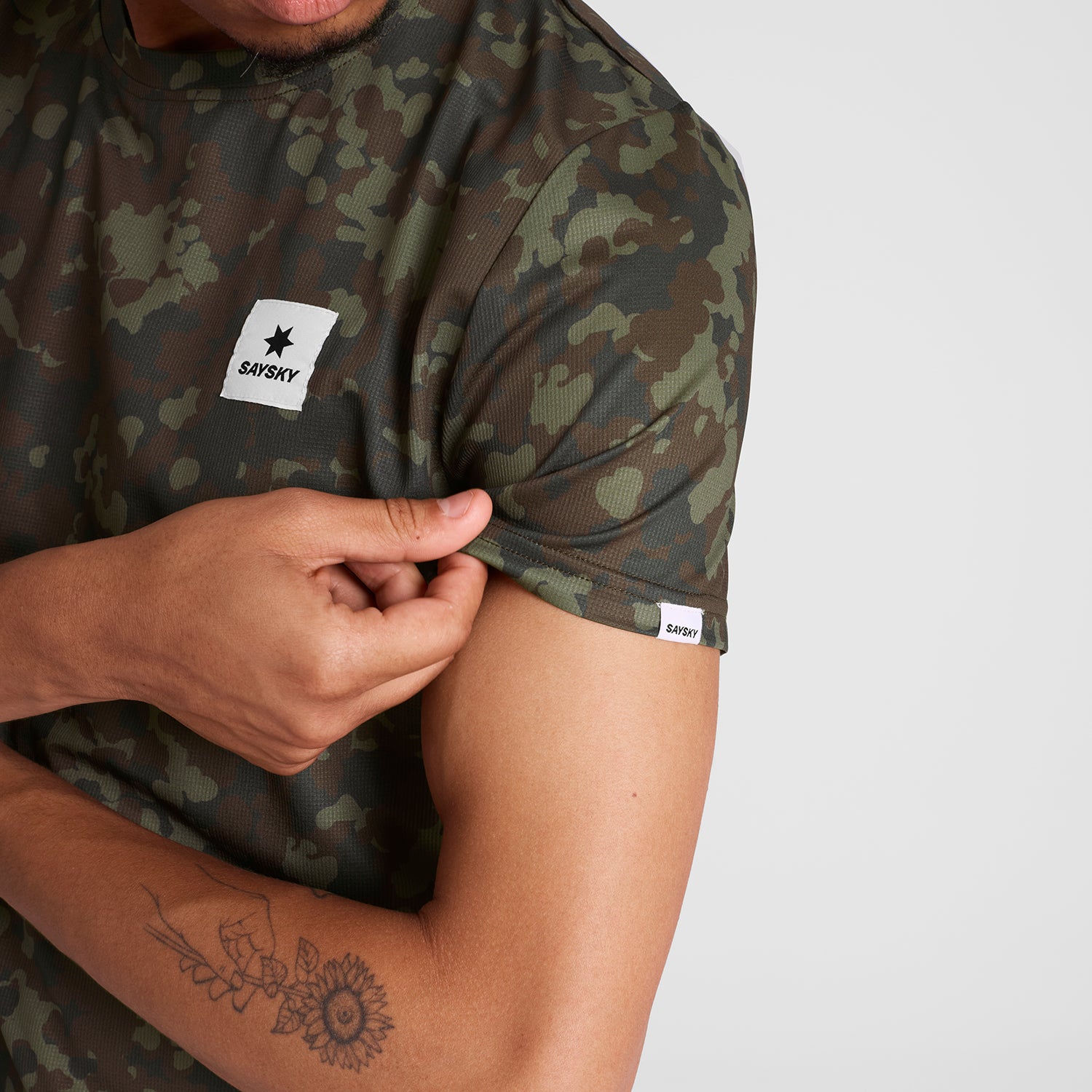 Camo Combat T-Shirt - Brown