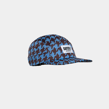 Houndstooth Combat Cap 101 - Blue