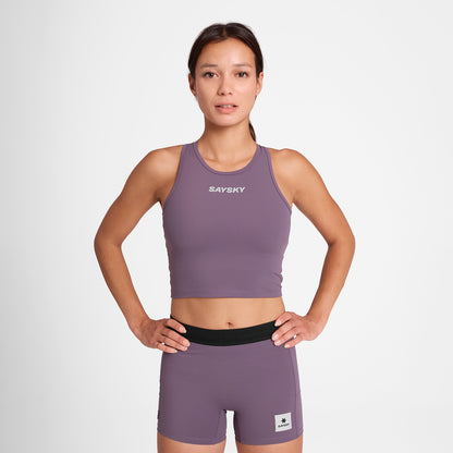 W Flow Race Crop Top - Purple