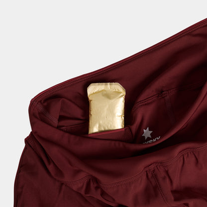 W Pace 2 in 1 Shorts 3" - Red