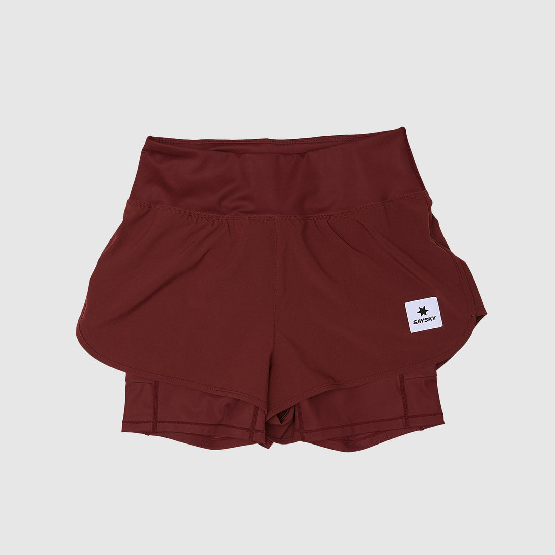 W Pace 2 in 1 Shorts 3&quot; - Red