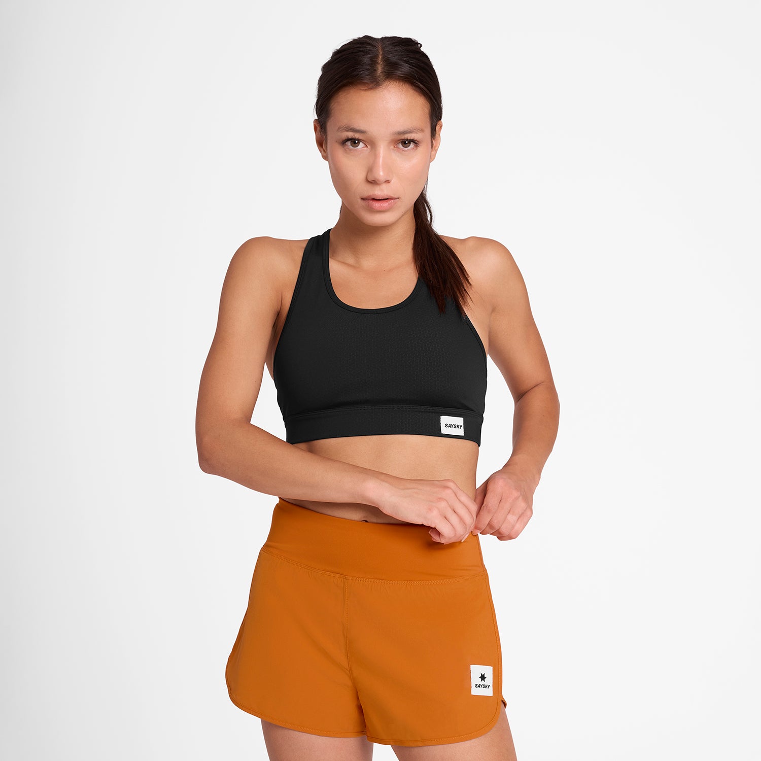 W Pace Shorts 3" - Orange