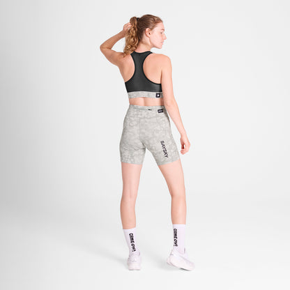 W Camo Combat+ Short Tights 7" - Sand